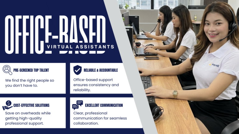 virtual assistants through an office-based remote agency